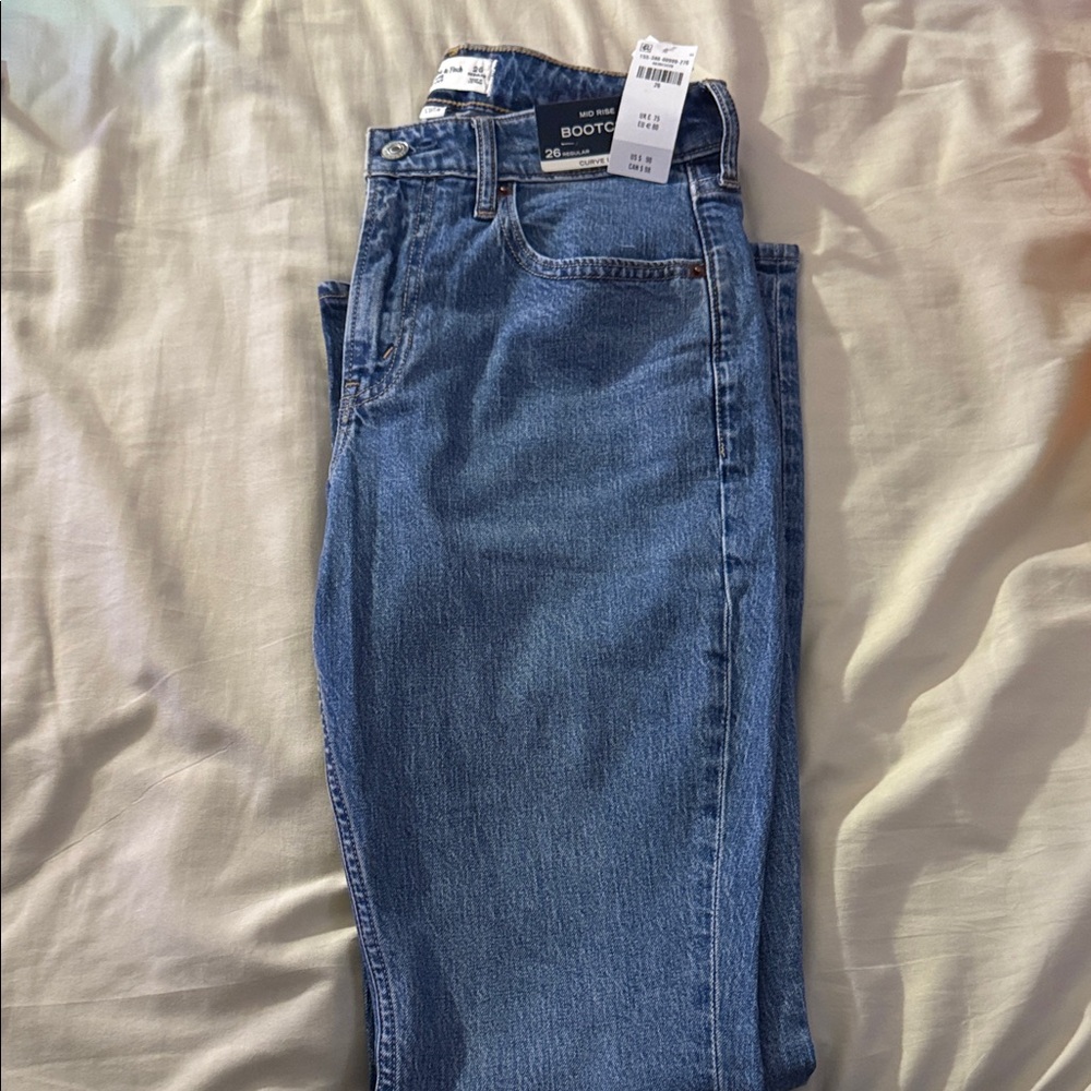 Abercrombie & Fitch Blue Boot Cut Jeans